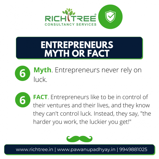 Entrepreneurs Myth Vs Facts